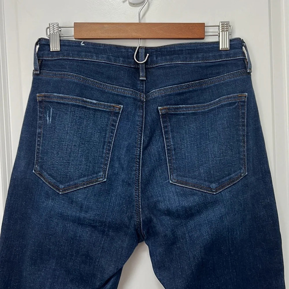 Loft women’s dark blue curvy skinny jeans size 28/6 - Picture 5 of 9